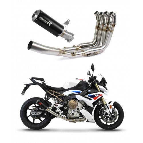 Dominator - BMW S1000R 2021 - 2023 Teljes kipufogó rendszer, összekötőcső + kipufogó GP BLACK