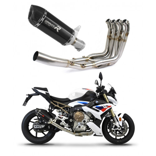 Dominator - BMW S1000R 2021 - 2023 Teljes kipufogó rendszer, összekötőcső + kipufogó HP1 BLACK