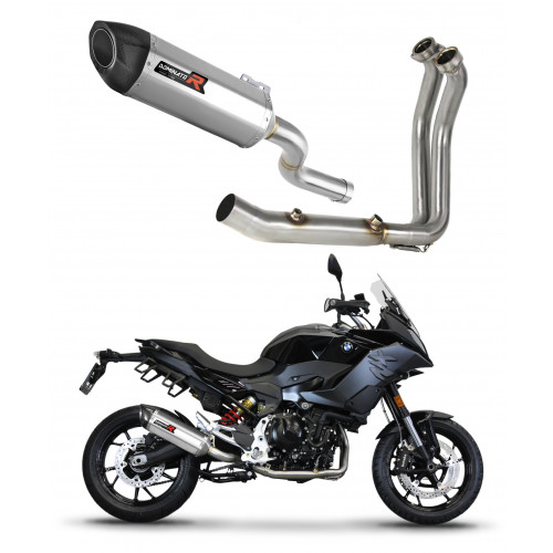 Dominator - BMW F900XR 2020 - 2023 Teljes kipufogó rendszer, összekötőcső + kipufogó HP5