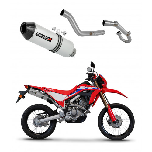 Honda CRF 300L / Rally 2021 - 2023 Teljes kipufogó rendszer, összekötőcső + kipufogó MX2 + dB killer