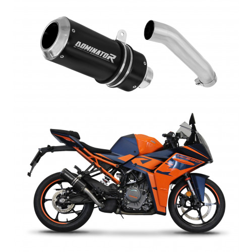 Dominator - KTM RC 390 2022 - 2023 kipufogó GP BLACK + db killer