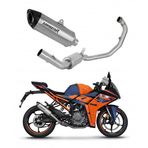 Dominator - KTM RC 390 2022 - 2023 Teljes kipufogó rendszer EX Silencer HP8 + db killer