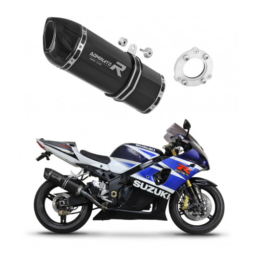Dominator - Suzuki GSXR 1000 K1 - K4 2001 - 2004 kipufogó Bolt-on HP1 BLACK