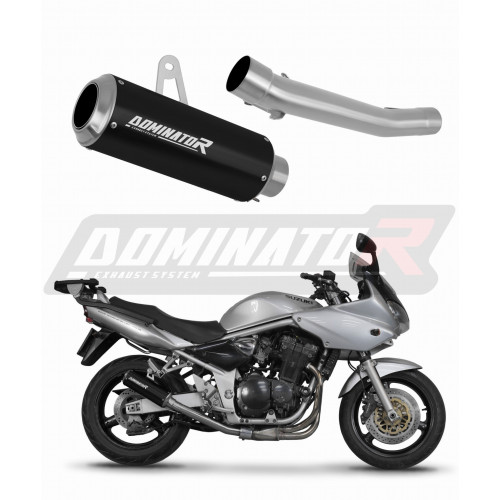 Dominator - Suzuki GSF BANDIT 600 2000 - 2004 Exhaust Silencer Muffler GP BLACK