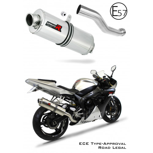 Dominator - YZF R1 1000 RN09 Homologated kipufogó OVAL 2002 - 2003