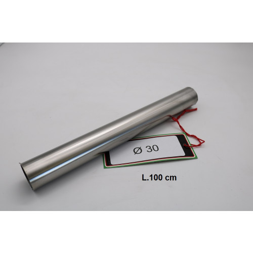 GPR - Cafè Racer Tubo inox D. 30mm X 1mm L.1000mm Tubo inox D. 30mm X 1mm L.1000mm