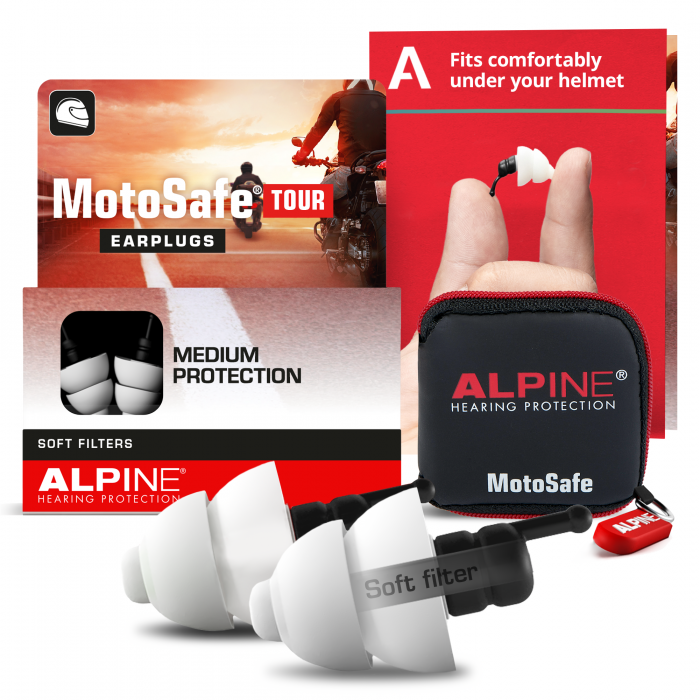 ALPINE MotoSafe Tour motoros füldugó