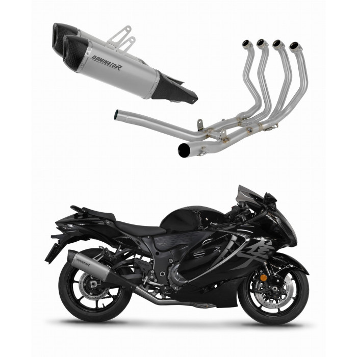 Suzuki GSX 1300 R Hayabusa 2021 - 2024 Dominator teljes kipufogó rendszer Collector Silencer Titanium HP6