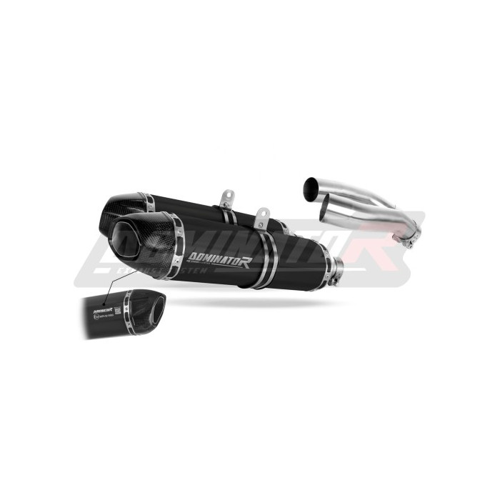 Yamaha YZF R1 1000 RN12 2004 - 2006 Dominator kipufogó HP1 BLACK + dB killer