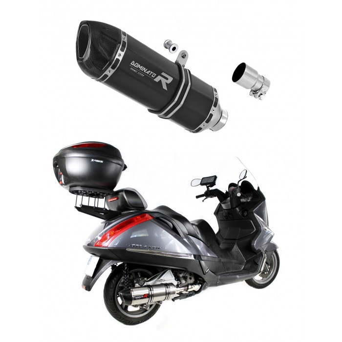 Aprilia Atlantic 500 Sprint Dominator kipufogó HP1 BLACK + dB killer medium