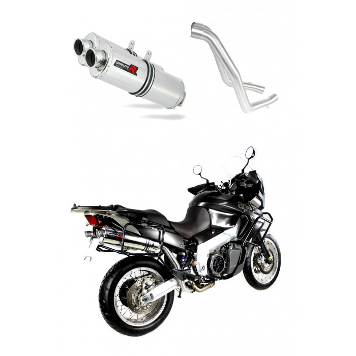 Aprilia ETV 1000 Caponord 2001 - 2004 Dominator kipufogó OV + dB killer medium