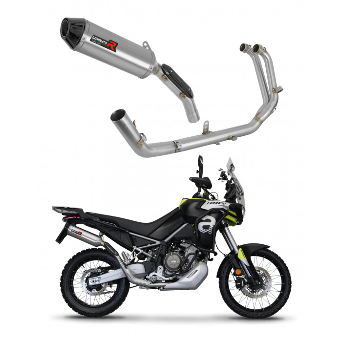 Aprilia Tuareg 660 2021 - 2023 Dominator teljes kipufogó rendszer Collector Silencer HP3 + dB killer medium