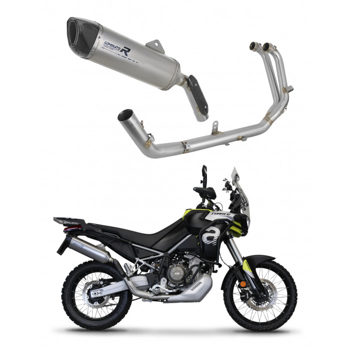 Aprilia Tuareg 660 2021 - 2023 Dominator teljes kipufogó rendszer Silencer Titanium HP6 + dB killer medium
