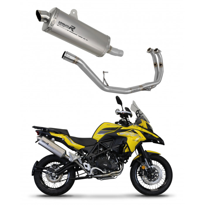 Benelli TRK 502 X 2018 - 2021 Dominator teljes kipufogó rendszer Silencer Titanium P7 + dB killer medium