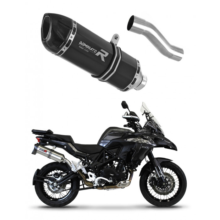 Benelli TRK 502X 2018 - 2021 Dominator kipufogó HP1 BLACK + dB killer medium