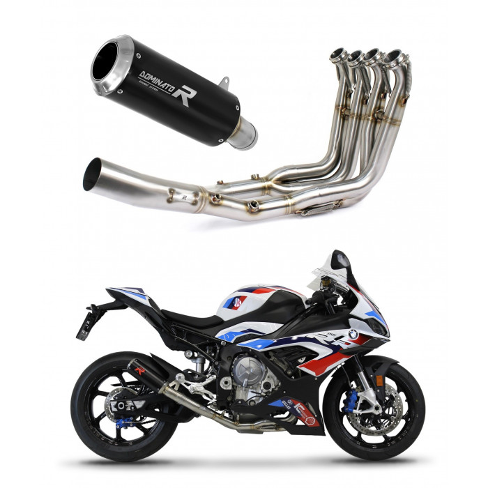 BMW M1000RR 2020 - 2024 Dominator teljes kipufogó rendszer Collector Silencer GP BLACK + dB killer medium