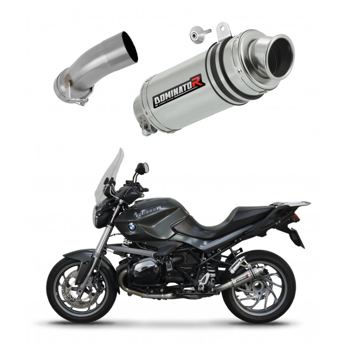 BMW R1200R 2010 - 2014 Dominator kipufogó GP1 + dB killer medium