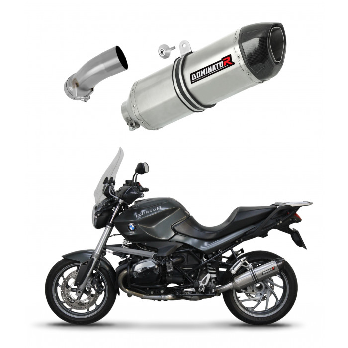 BMW R1200R 2010 - 2014 Dominator kipufogó HP1 + dB killer medium