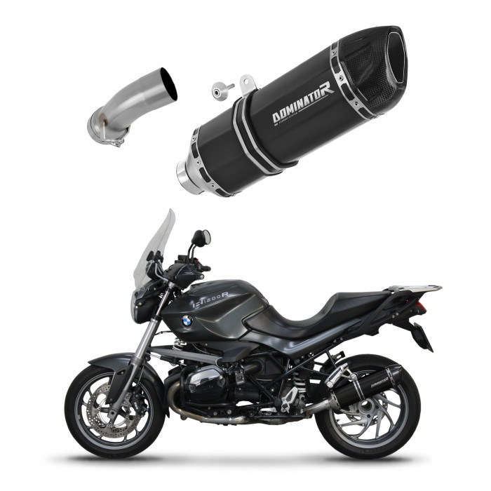 BMW R1200R 2010 - 2014 Dominator kipufogó HP1 BLACK + dB killer medium