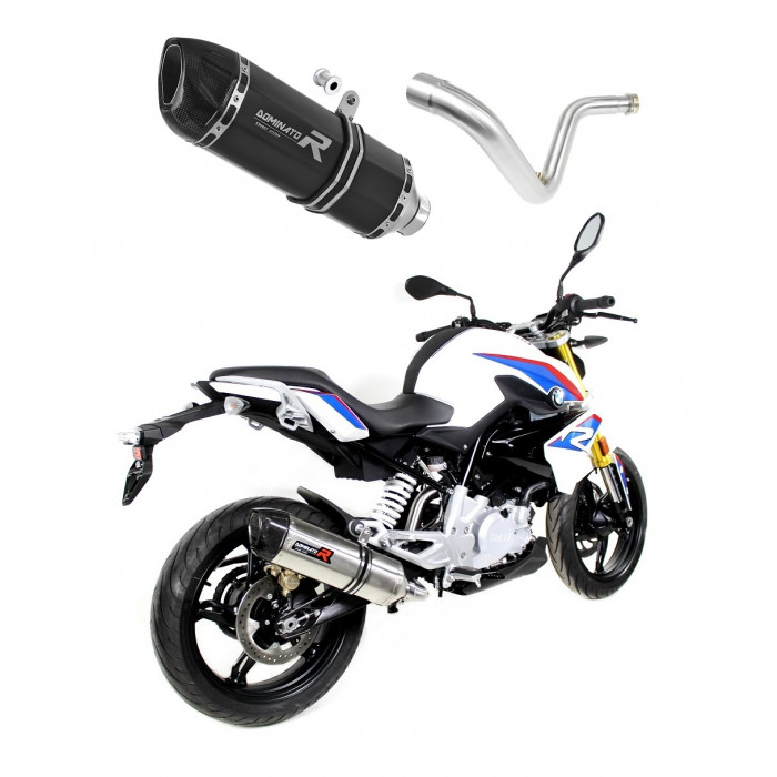 BMW G310R 2016 - 2022 Dominator kipufogó HP1 BLACK + dB killer medium
