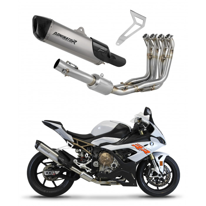 BMW S1000RR 2019 - 2026 Dominator teljes kipufogó rendszer Silencer Titanium HP6 EX + dB killer medium