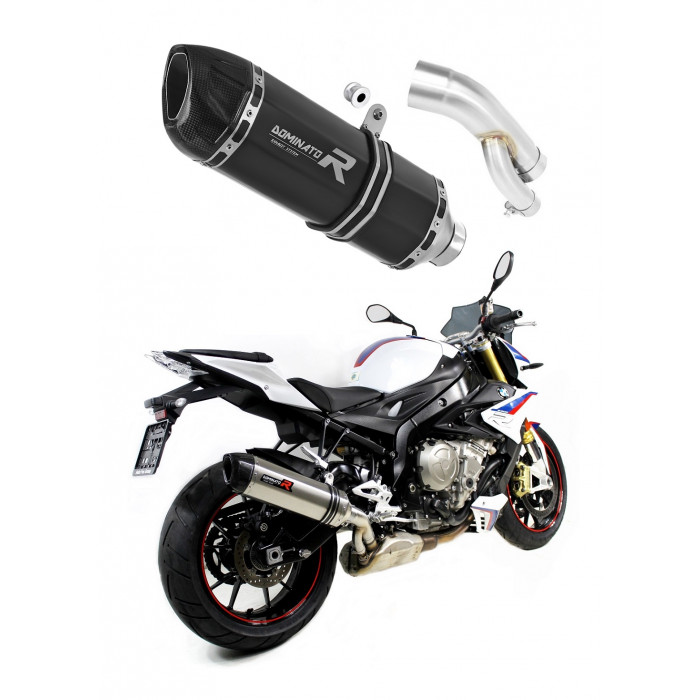 BMW S1000R 2017 - 2020 Dominator teljes kipufogó rendszer Collector Silencer HP1 BLACK + dB killer medium