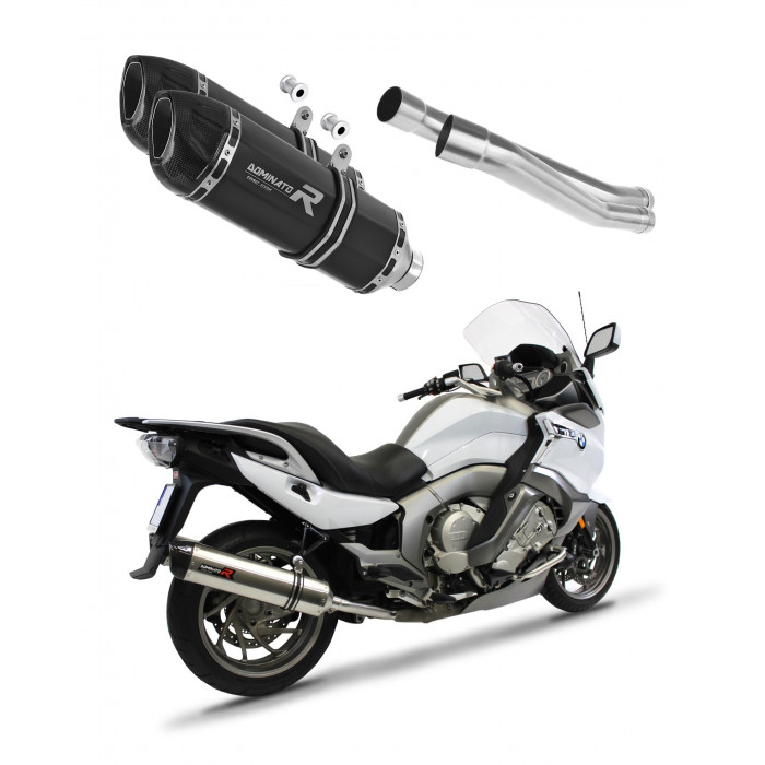 BMW K1600 GT GTL 2011 - 2023 Dominator kipufogó HP1 BLACK + dB killer medium