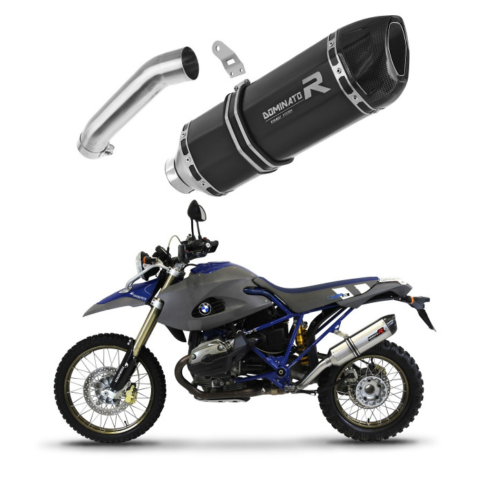 BMW HP2 Enduro 2004 - 2007 Dominator kipufogó HP1 BLACK + dB killer medium