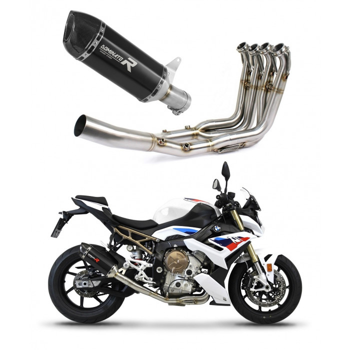 Dominator - BMW S1000R 2021 - 2023 Teljes kipufogó rendszer, összekötőcső + kipufogó HP1 BLACK