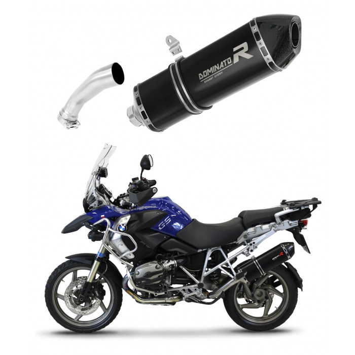 BMW R1200GS Adventure 2004 - 2009 Dominator kipufogó HP7 BLACK + dB killer medium