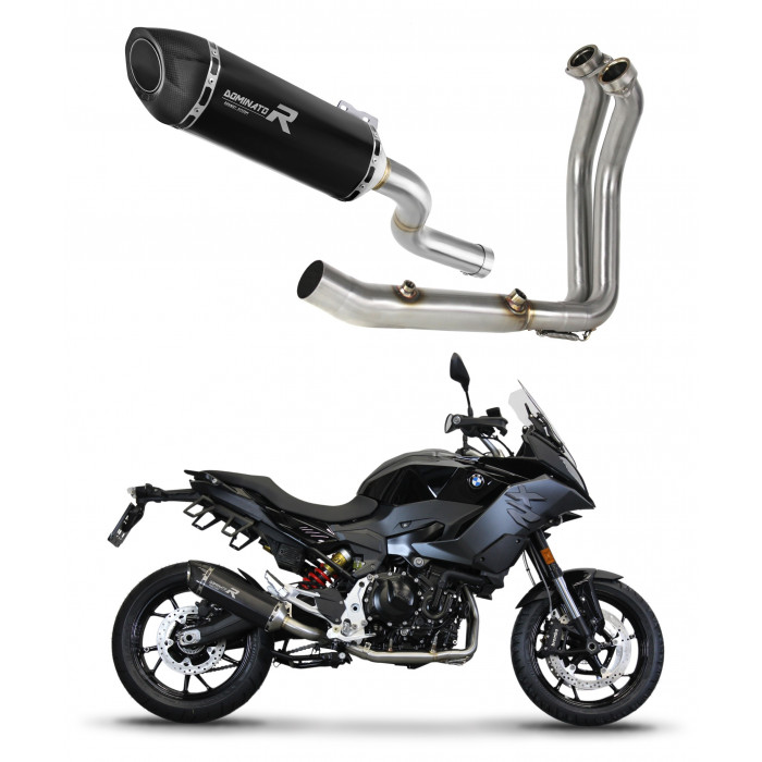 Dominator - BMW F900XR 2020 - 2023 Teljes kipufogó rendszer, összekötőcső + kipufogó HP5 BLACK
