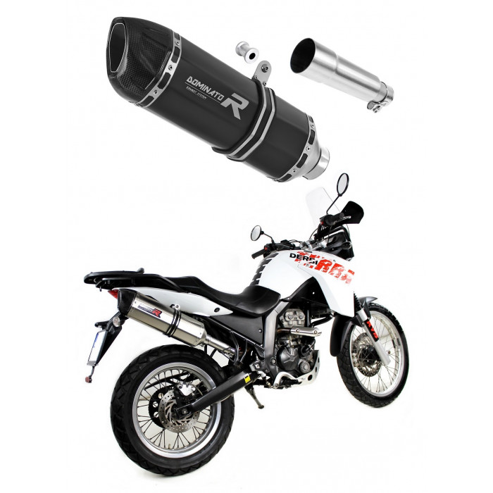 Derbi Terra Adventure 125 2008 - 2015 Dominator kipufogó HP1 BLACK + dB killer medium