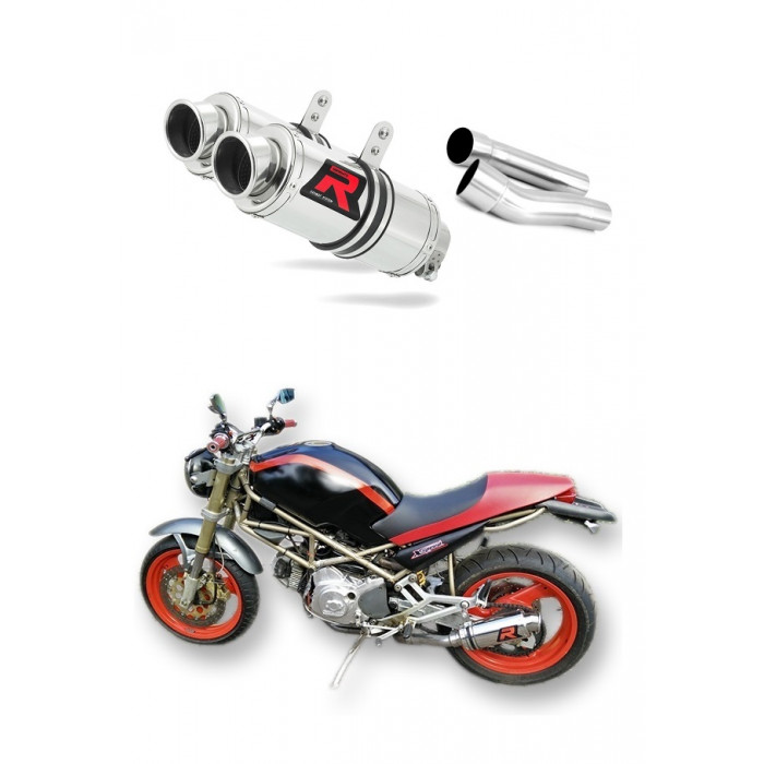 Ducati MONSTER 600 1993 - 2002 Dominator kipufogó GP1 + dB killer medium