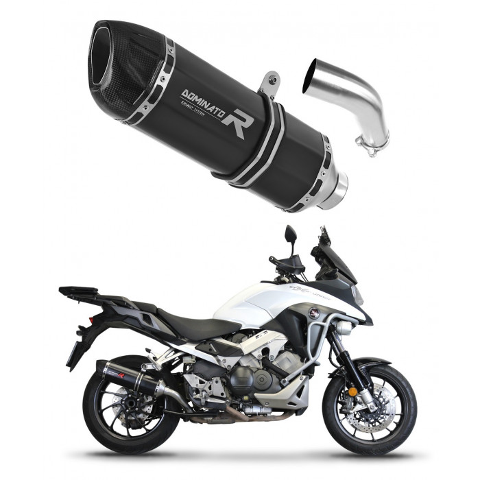 Honda VFR 800 X Crossrunner 2015 - 2021 Dominator kipufogó HP1 BLACK + dB killer medium