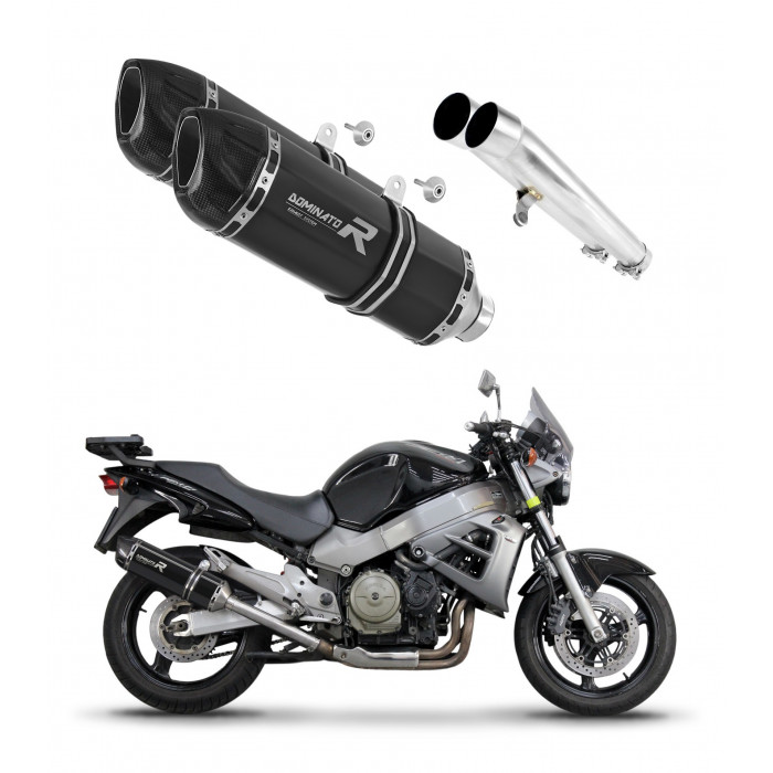 Honda CB 1100 X11 Dominator kipufogó HP1 BLACK + dB killer medium