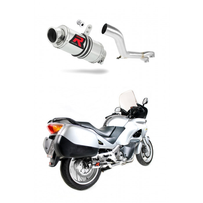 Honda NT 650 V DEAUVILLE RC47 1998 - 2005 Dominator kipufogó GP1 + dB killer medium