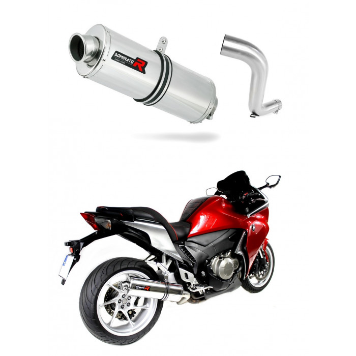 Honda VFR 1200 F 2010 - 2018 Dominator kipufogó OV + dB killer medium