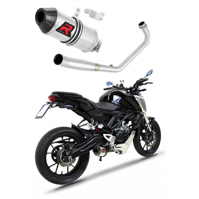 Honda CB 125 R 2018 - 2020 Dominator teljes kipufogó rendszer Collector Silencer HP3 + dB killer medium