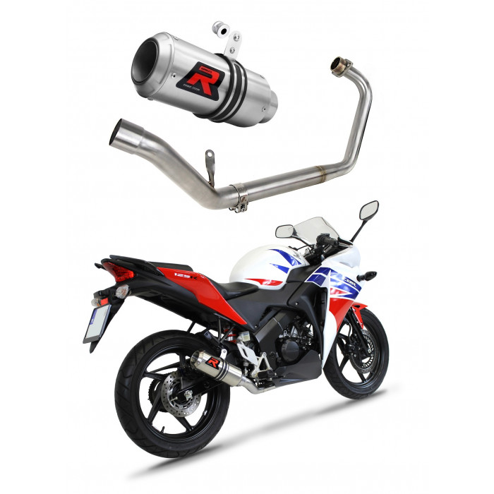 Honda CBR 125 R 2011 - 2018 Dominator teljes kipufogó rendszer Collector Silencer GP + dB killer medium