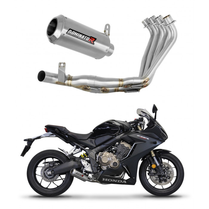 Honda CBR 650 R 2019 - 2023 Dominator teljes kipufogó rendszer Collector Silencer GP + dB killer medium