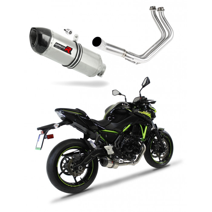 Dominator - Z650 Exhaust FULL SYSTEM Silencer HP1 2017 - 2022 + dB killer