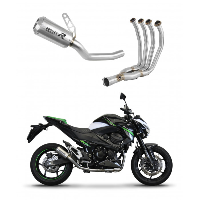 Kawasaki Z800 2013 - 2016 Dominator teljes kipufogó rendszer Collector Silencer GPS + dB killer medium