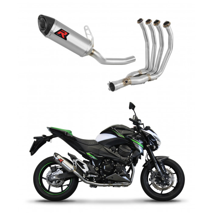 Kawasaki Z800 2013 - 2016 Dominator teljes kipufogó rendszer Collector Silencer HP8 + dB killer medium