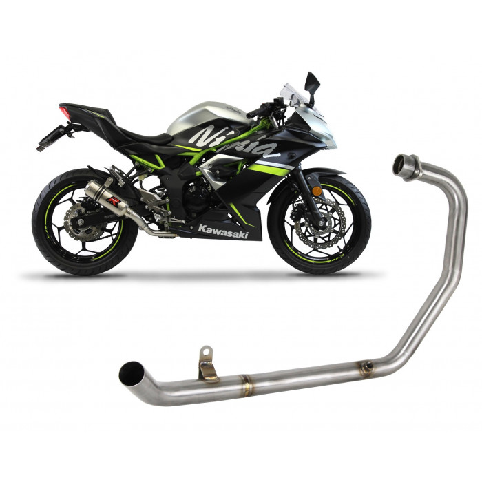 Ninja 125 / Z125 Header pipe collector manifold 2019 - 2023