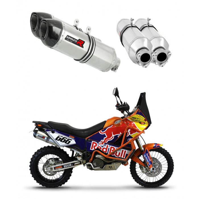 KTM 990 Adventure 2007 - 2012 Dominator kipufogó HP1 + dB killer medium