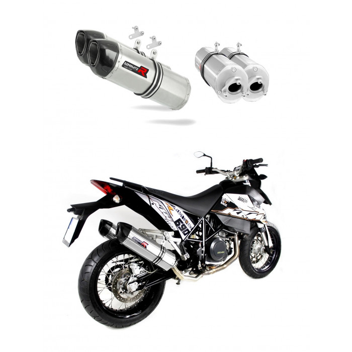 KTM 690 SM SUPERMOTO Dominator kipufogó HP1 + dB killer medium