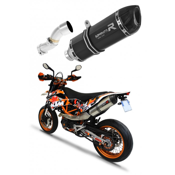 KTM 690 SMC R 2012 - 2017 Dominator kipufogó HP1 BLACK + dB killer medium