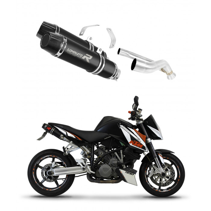 KTM 990 SUPER Duke 2005 - 2013 Dominator kipufogó HP3 BLACK + dB killer medium