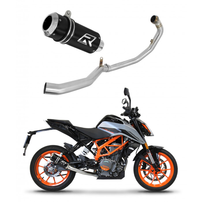 KTM 390 Duke 2021 - 2023 Dominator teljes kipufogó rendszer Collector Silencer GP BLACK + dB killer medium