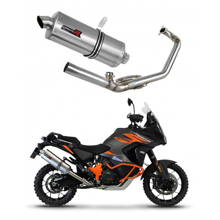 KTM 1290 Super Adventure 2021 - 2024 Dominator teljes kipufogó rendszer Collector Silencer P7 + dB killer medium